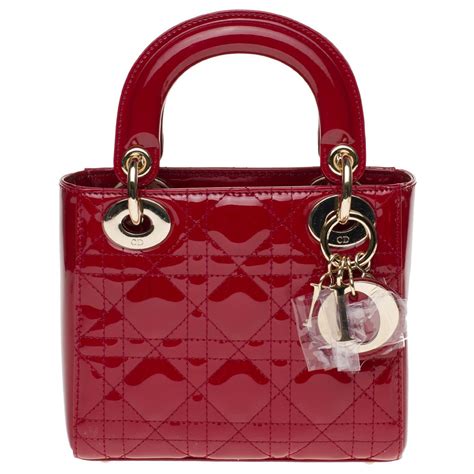 lady dior rouge vernis|sac lady dior.